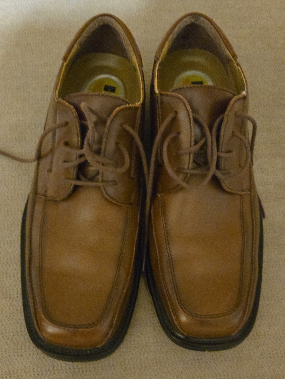 Dockers Men’s Brown Leather Dress Shoes – All Motion Comfort (10M)